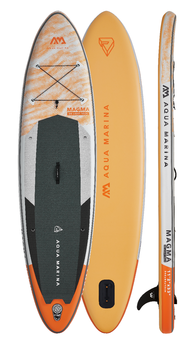 Load image into Gallery viewer, Aqua Marina MAGMA 11'2" Inflatable Paddle Board All-Around Advanced SUP