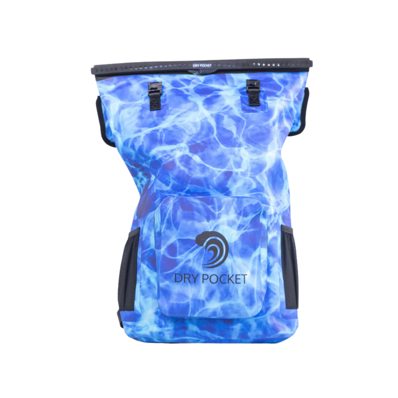 Load image into Gallery viewer, Waterproof Floating Backpack Dry Bag - Ocean Blue