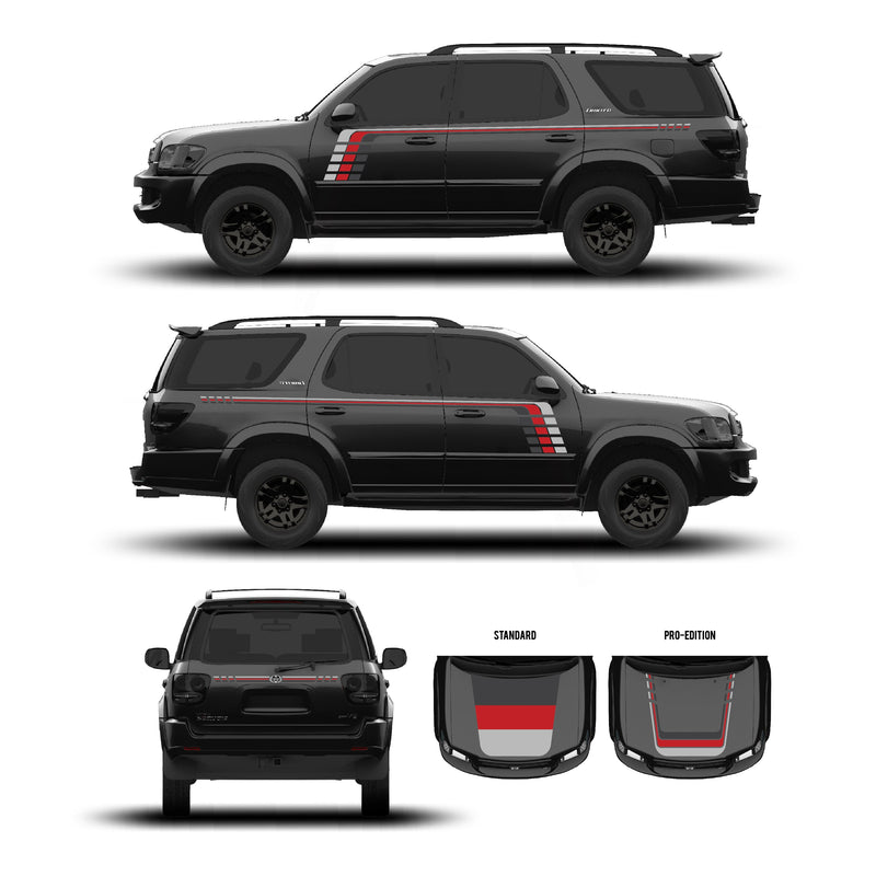 Load image into Gallery viewer, 2001–07 Sequoia Checkered Stripe Kit