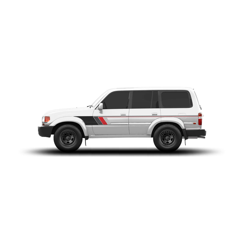Load image into Gallery viewer, 80 Series Land Cruiser Checkered Stripe Kit