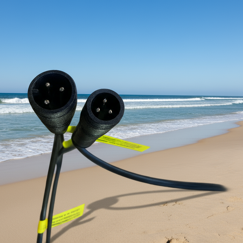 Load image into Gallery viewer, Marshin Whips Area 51 LED Whips: Carbon Fiber & Hidden Cables