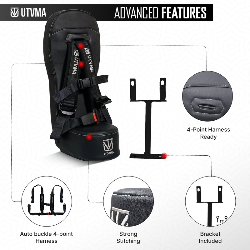 Load image into Gallery viewer, RZR 1000/900 Bump Seat (XP, Turbo, Turbo S, Dynamix, Trail, High Lifter) 2014-2023