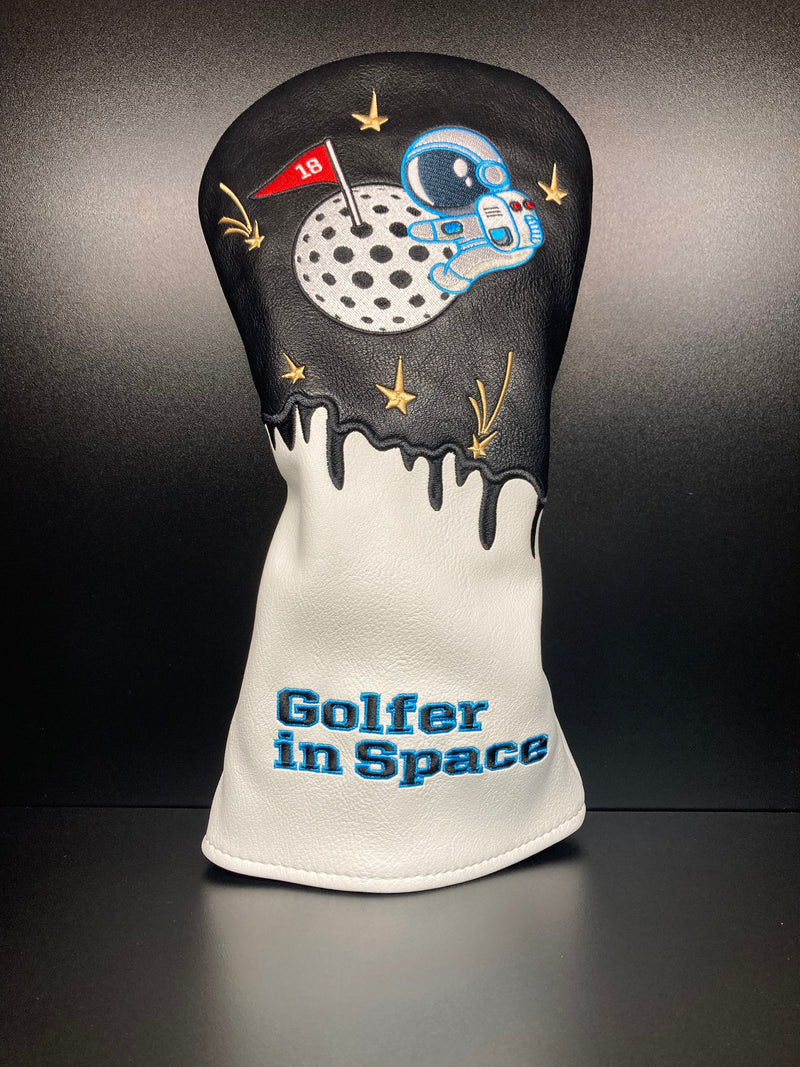 Load image into Gallery viewer, Astronaut Golfer in Space Headcover