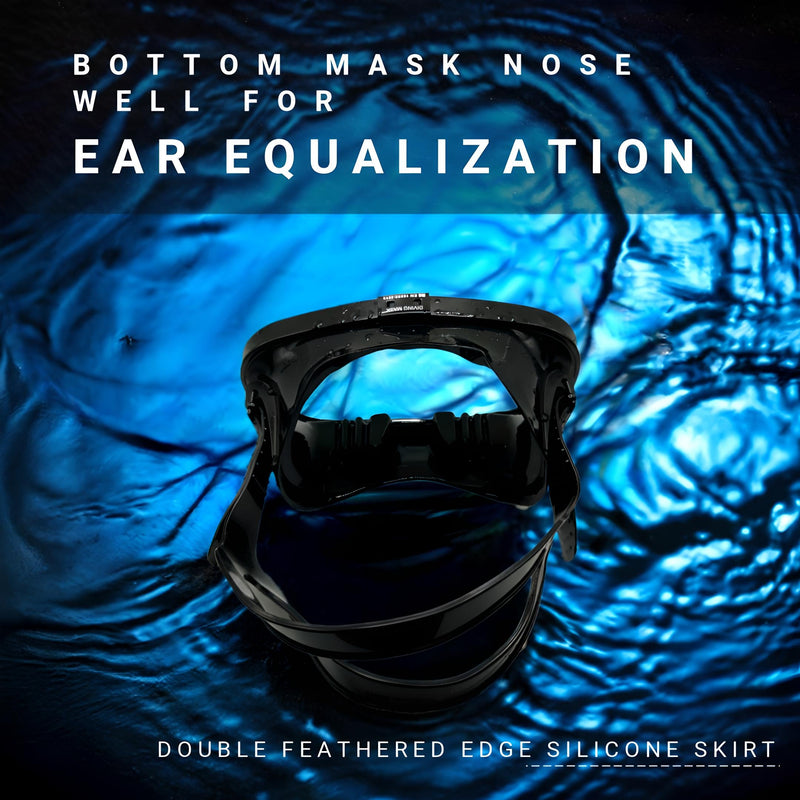 Load image into Gallery viewer, USAF Spec-War Dive Mask and Snorkel Combo