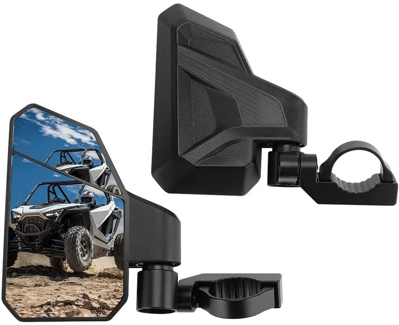 Load image into Gallery viewer, UTV 1.6"-2" Side Mirrors for Polaris RZR, Pioneer, Can Am Maverick X3
