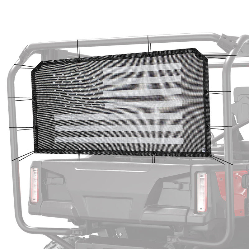 Load image into Gallery viewer, Soft Rear Window Net Fit Pioneer 500 700 1000