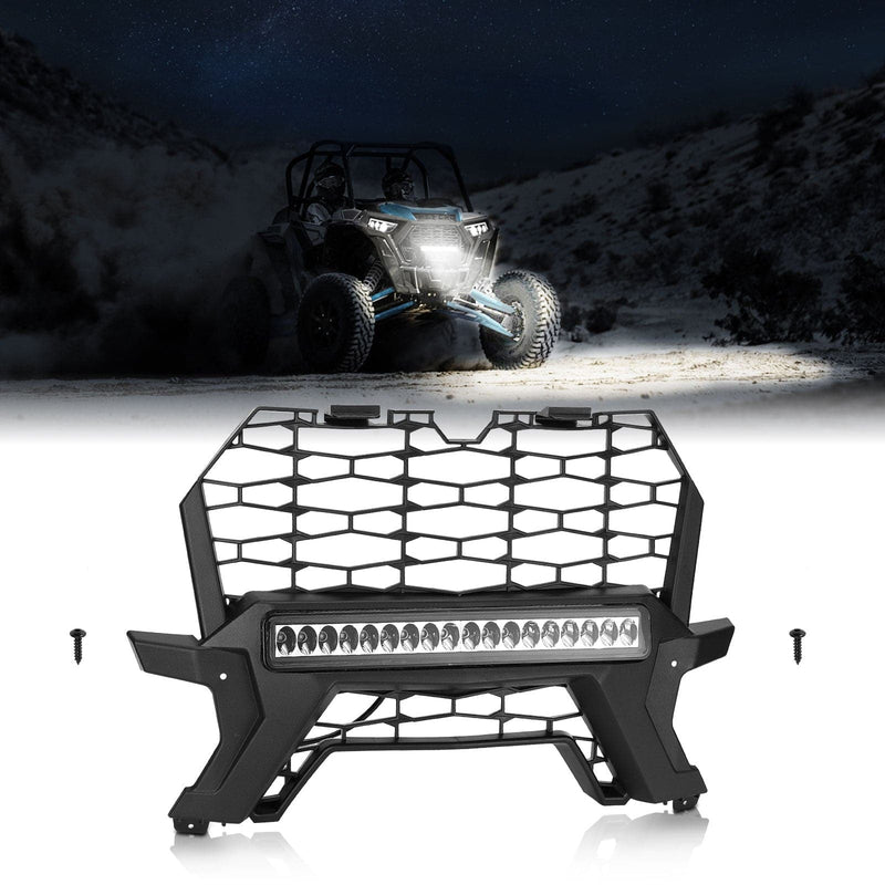Load image into Gallery viewer, Front Lower Mesh Grill Radiator Guards for Polaris RZR XP 1000/ Turbo