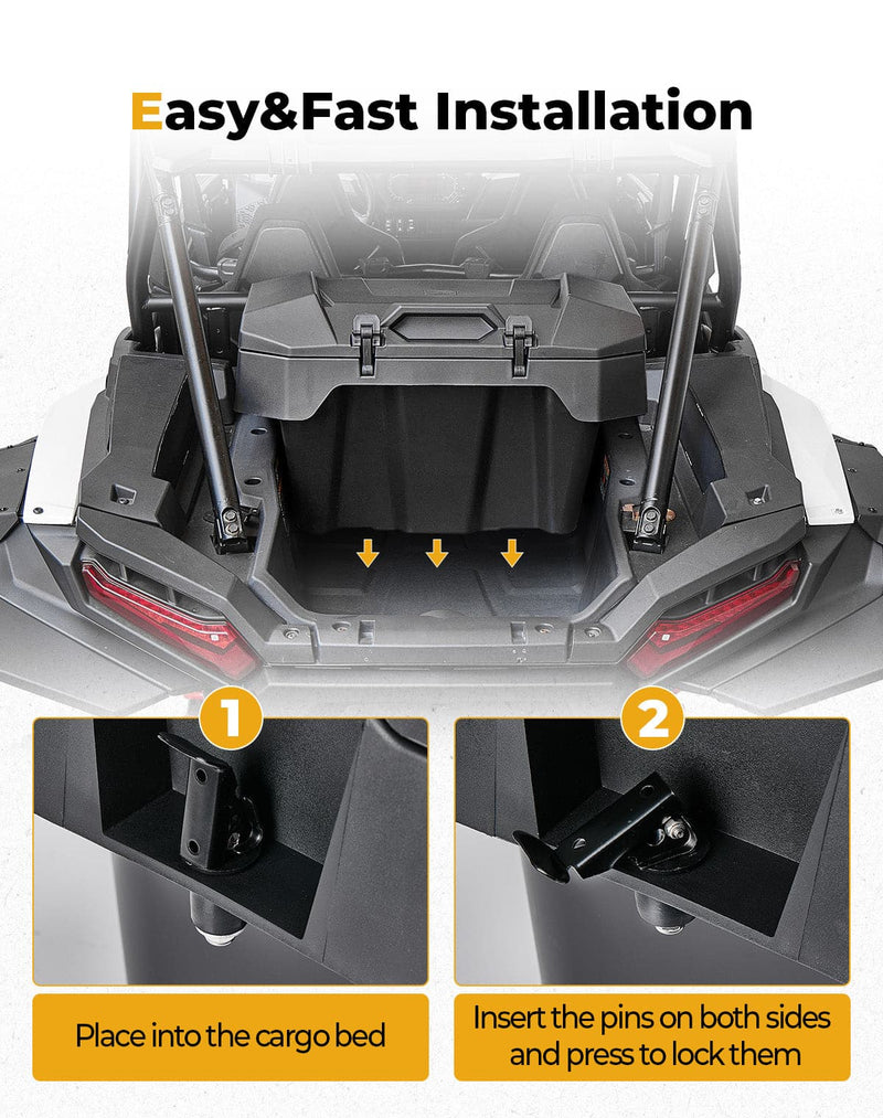 Load image into Gallery viewer, Rear Cargo Box 82QT for Polaris RZR XP 1000/4 1000 2024-2025