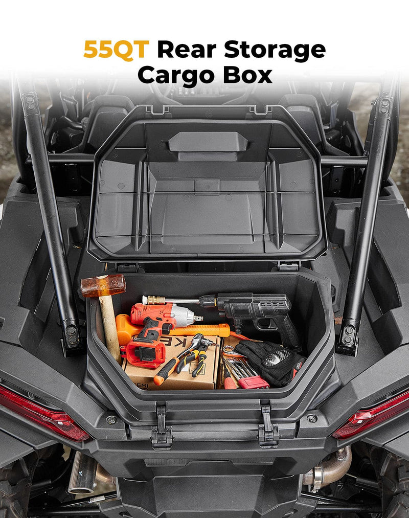 Load image into Gallery viewer, Rear Cargo Box 55QT for Polaris RZR XP 1000/4 1000 2024-2025
