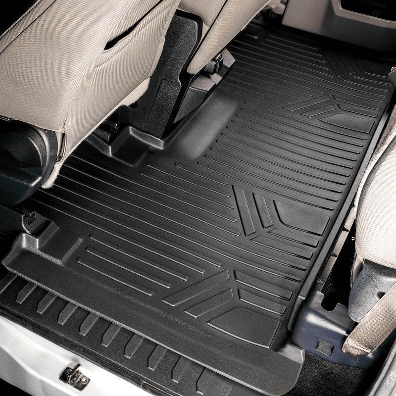 Load image into Gallery viewer, SMARTLINER Floor Liners for 2017-2026 SuperCab | Vinyl | 2nd Row Bench Seat with rear underseat storage