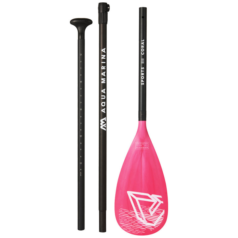 Load image into Gallery viewer, SPORTS III CORAL Adjustable Aluminum iSUP Paddle (CORAL Exclusive)