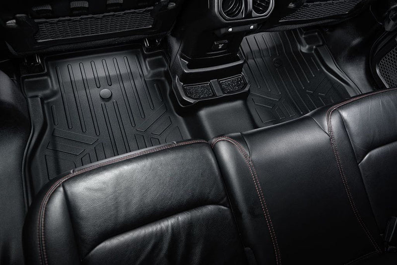 Load image into Gallery viewer, SMARTLINER Custom Fit Floor Liners For 18-24 Wrangler JL Unlimited (with Sub and No Flat Load Floor)