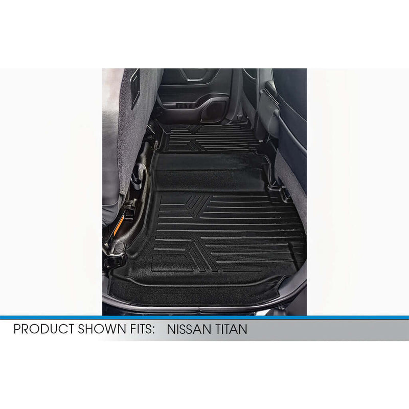 Load image into Gallery viewer, SMARTLINER Floor Liners for Crew Cab 2017-2024 Nissan Titan With Bench Seat and No Under-Seat Storage