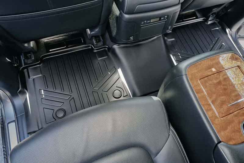 Load image into Gallery viewer, SMARTLINER Custom Fit Floor Liners For 2019-2024 Infiniti QX80 and 2019-2024 Nissan Armada No Bucket Seats & Center Console Only