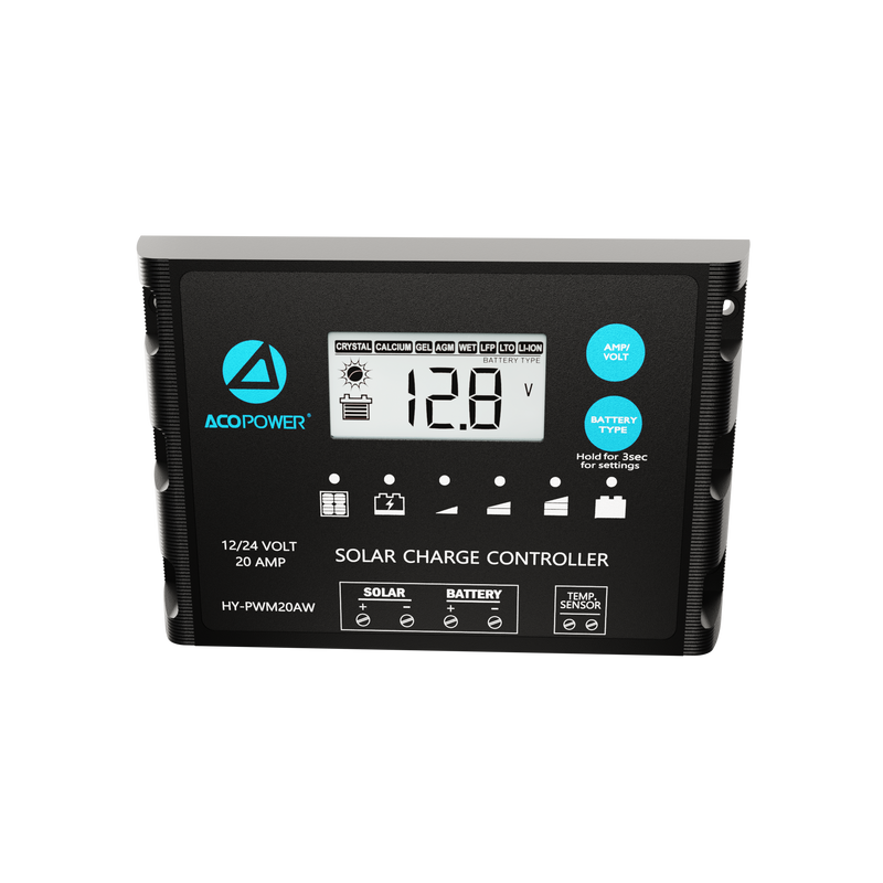 Load image into Gallery viewer, ProteusX 20A PWM Solar Charge Controller