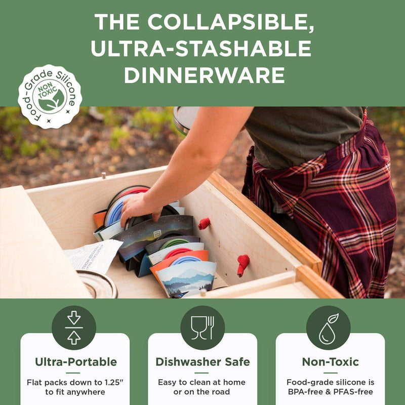 Load image into Gallery viewer, Collapsible Insulated Bowl | 1-Quart - Skoutley Outdoors LLC