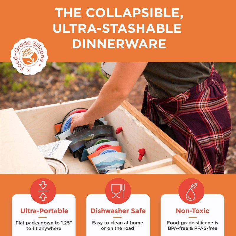 Load image into Gallery viewer, Collapsible Insulated Bowl | 1-Quart - Skoutley Outdoors LLC