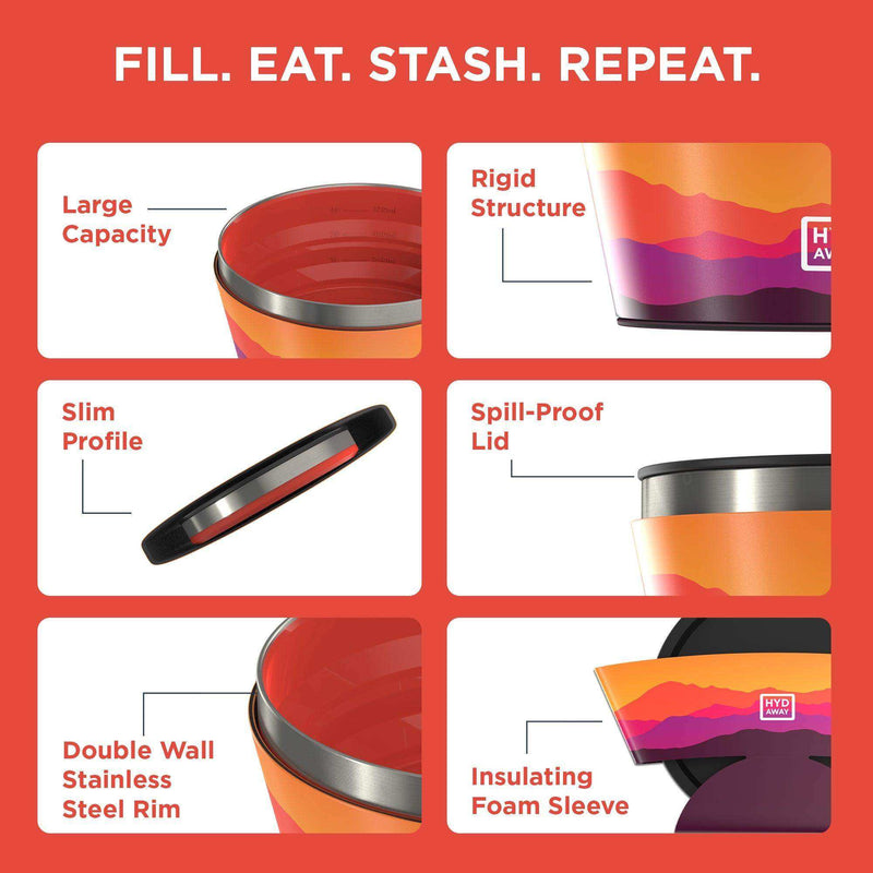 Load image into Gallery viewer, Collapsible Insulated Bowl | 1-Quart - Skoutley Outdoors LLC