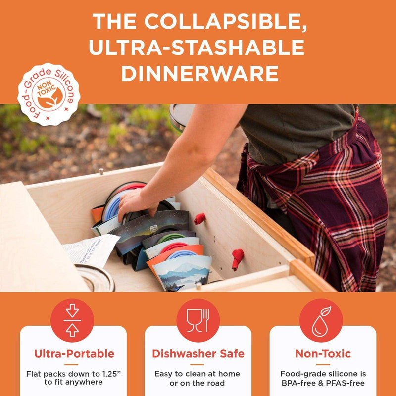 Load image into Gallery viewer, Collapsible Insulated Bowl | 1.5-Cup - Skoutley Outdoors LLC