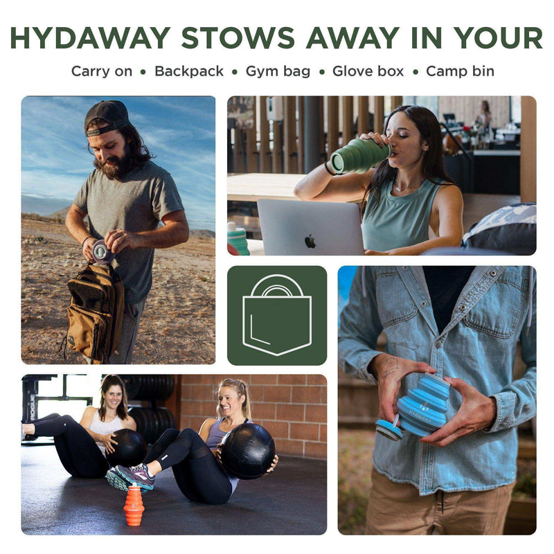 Load image into Gallery viewer, Collapsible Water Bottle | 25oz - Skoutley Outdoors LLC