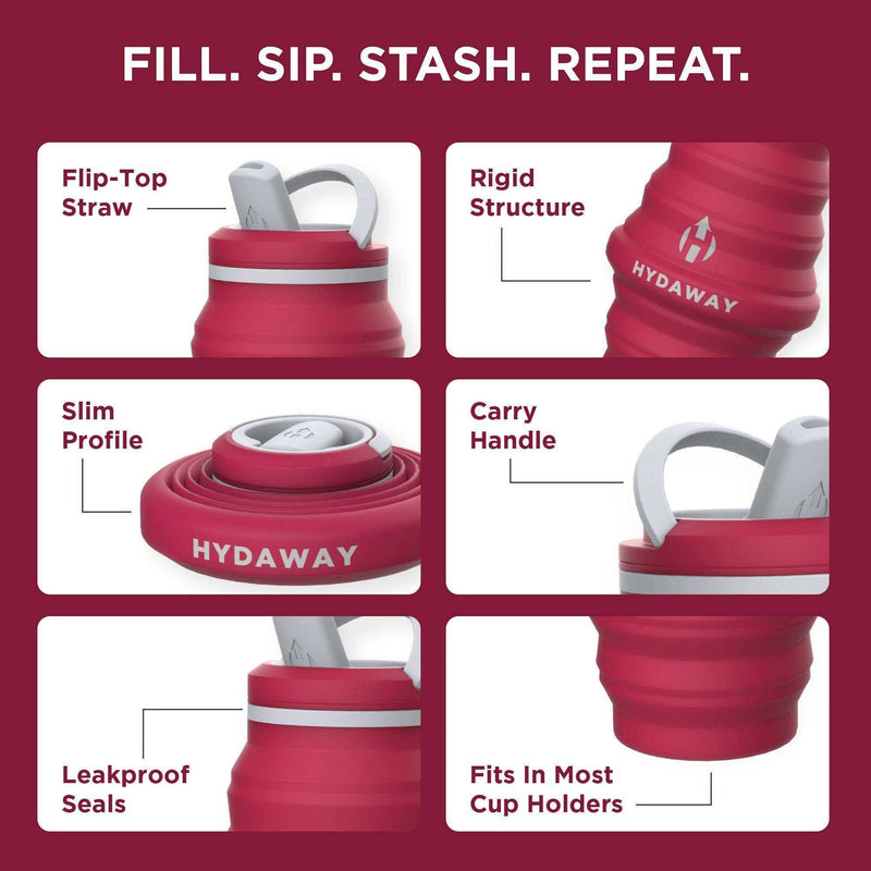 Load image into Gallery viewer, Collapsible Water Bottle | 25oz - Skoutley Outdoors LLC