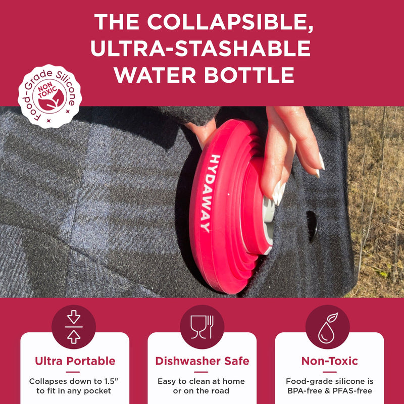 Load image into Gallery viewer, Collapsible Water Bottle | 17oz