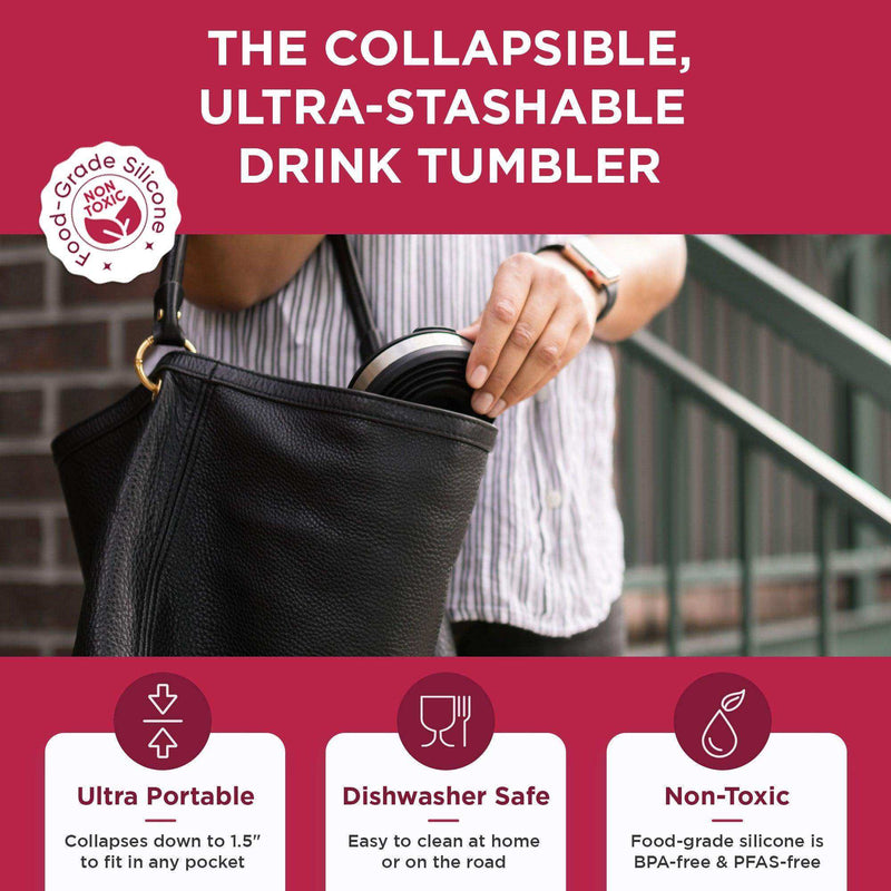 Load image into Gallery viewer, Collapsible Insulated Drink Tumbler - Skoutley Outdoors LLC