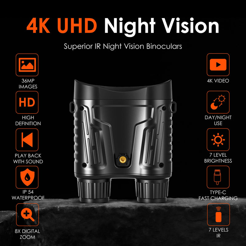 Load image into Gallery viewer, Rexing B1 Pro – 4K IR Night Vision Digital Binocular