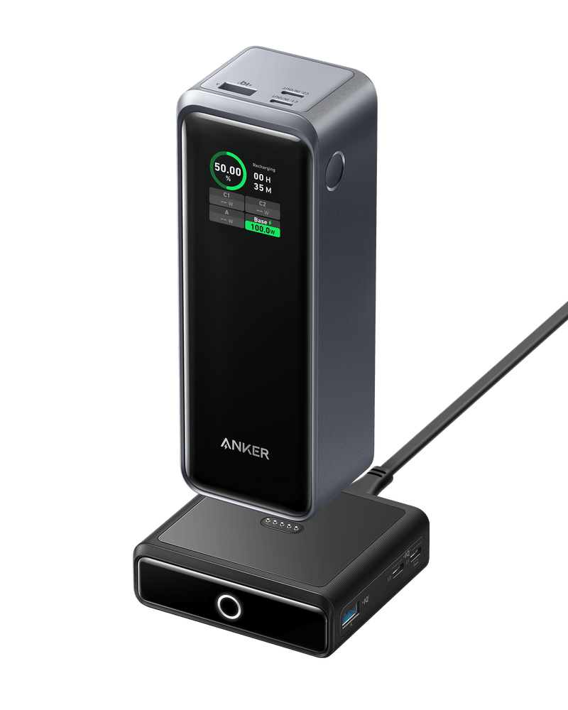 Load image into Gallery viewer, Anker Prime 27,650mAh Power Bank (250W) and 100W Charging Base