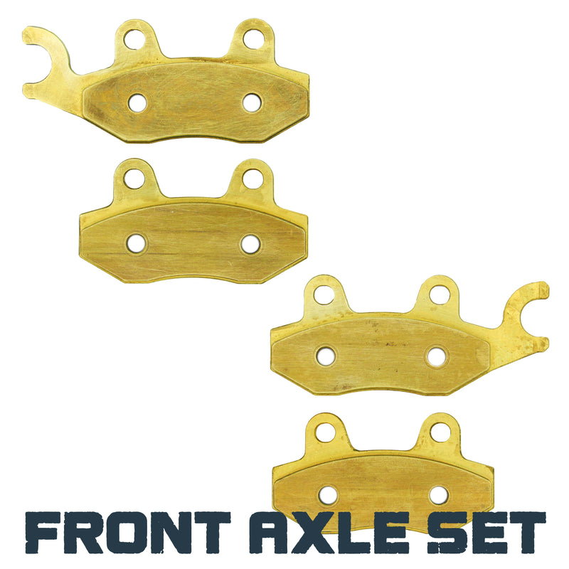 Load image into Gallery viewer, Kawasaki Mule Pro DX/DTX/FX/FXT/FXR/MX 2015-2027 Brass Brake Pad Set