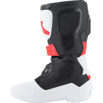 ALPINESTARS Youth Tech3S Boots - White/Black/Red - US 8 2014024-2030-8