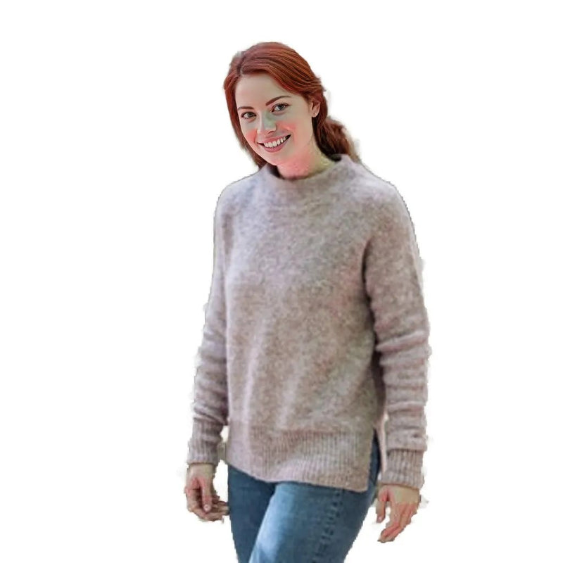 Load image into Gallery viewer, Raya Mock Alpaca Sweater