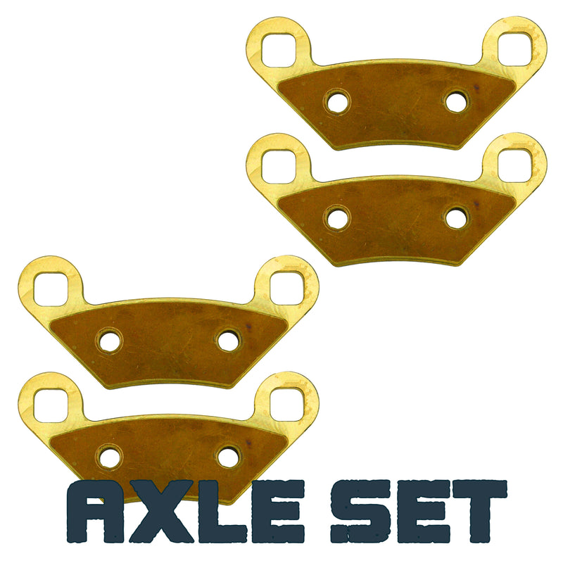 Load image into Gallery viewer, Polaris RZR 570/Trail 570/RZR 800/RZR S 800 2008-2022 Brass Brake Pad Set