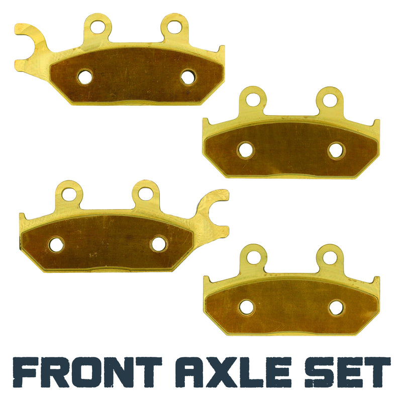 Load image into Gallery viewer, Yamaha Viking 700/Viking VI 2014-2026 Brass Brake Pad Set