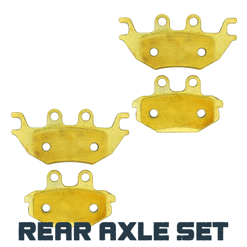 Load image into Gallery viewer, Kawasaki Mule Pro DX/DTX/FX/FXT/FXR/MX 2015-2027 Brass Brake Pad Set