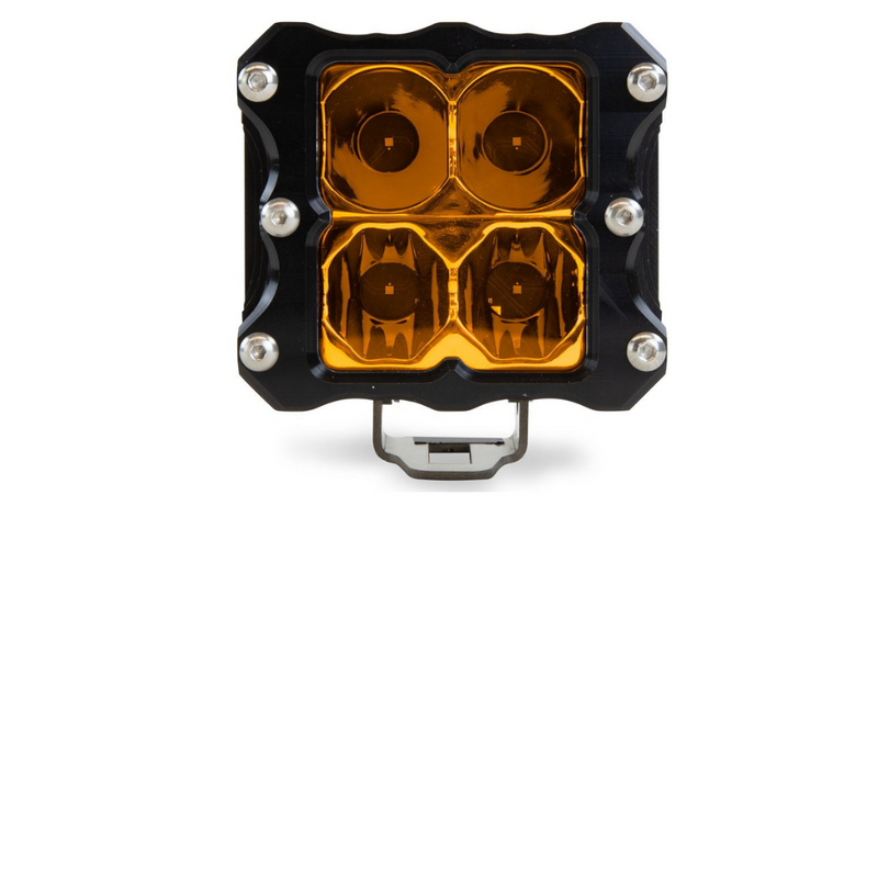 Load image into Gallery viewer, Quattro Amber LED Pod Light