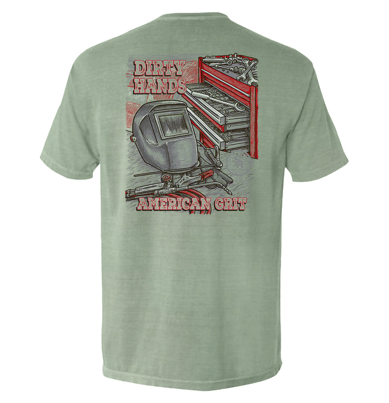 Load image into Gallery viewer, Dirty Hands American Grit Pocket Tee