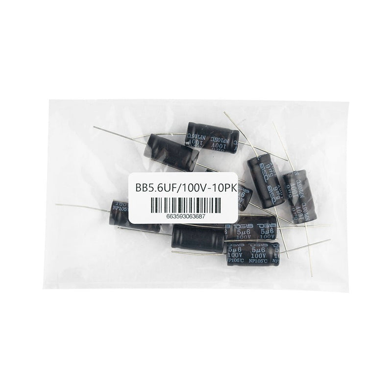 Load image into Gallery viewer, DS18 BB5.6UF/100V-10PK 5.6uF 100V Non-Polarized Bass Blocking Capacitor