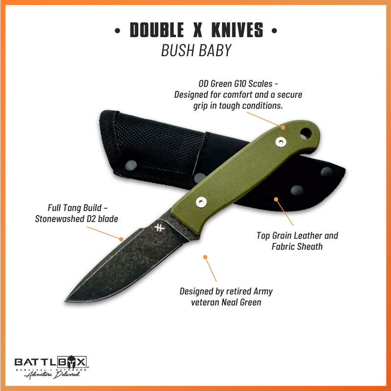 Load image into Gallery viewer, Double X Knives Bush Baby: Designed By Neal Green