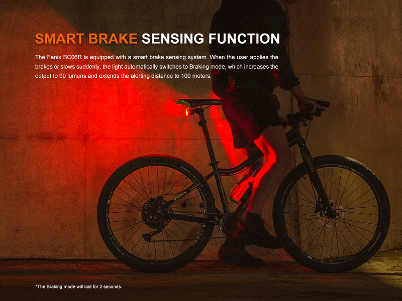 Load image into Gallery viewer, Fenix BC06R Smart-Brake Bicycle Taillight