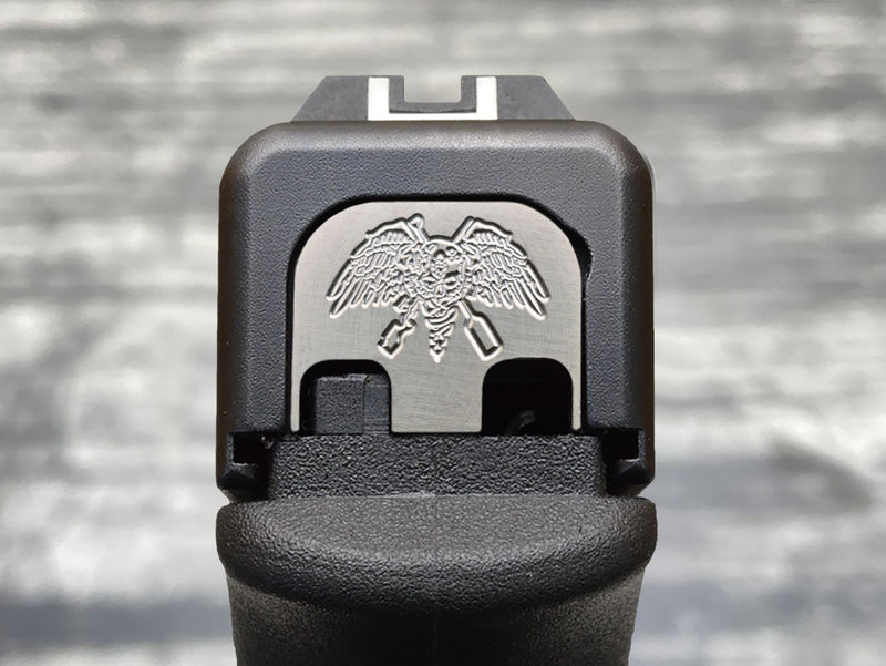 Load image into Gallery viewer, Milspin USMC Glock Slide Back Plates (Most Popular)