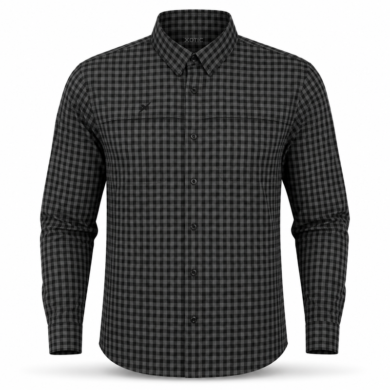Load image into Gallery viewer, Long Sleeve Patterned Lifestyle Button Down w/ REPEL-X