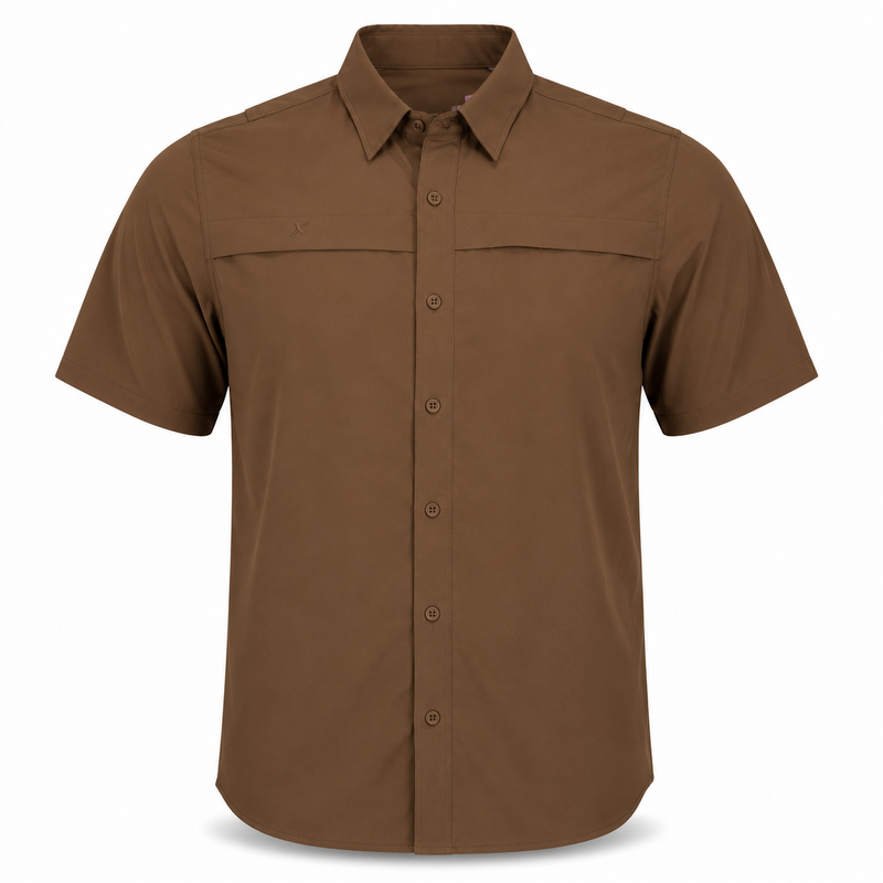Load image into Gallery viewer, Short Sleeve Solid Lifestyle Button Down w/ REPEL-X