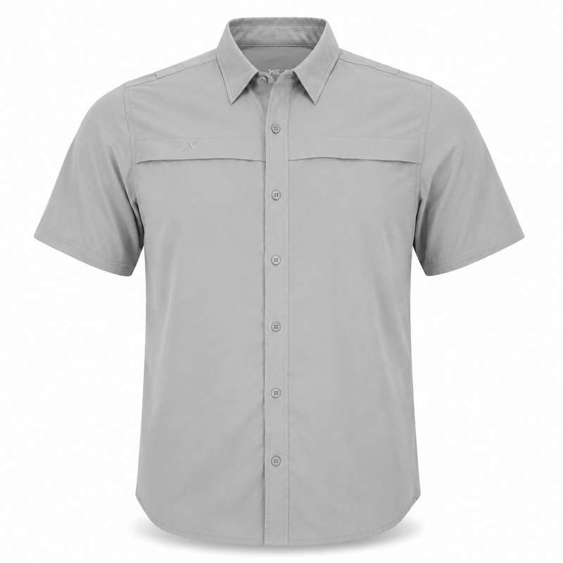 Load image into Gallery viewer, Short Sleeve Solid Lifestyle Button Down w/ REPEL-X