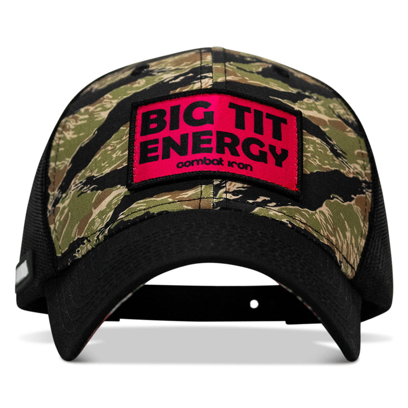 Load image into Gallery viewer, Big Tit Energy Pink Patch - Original Ripstop Snapback Hat