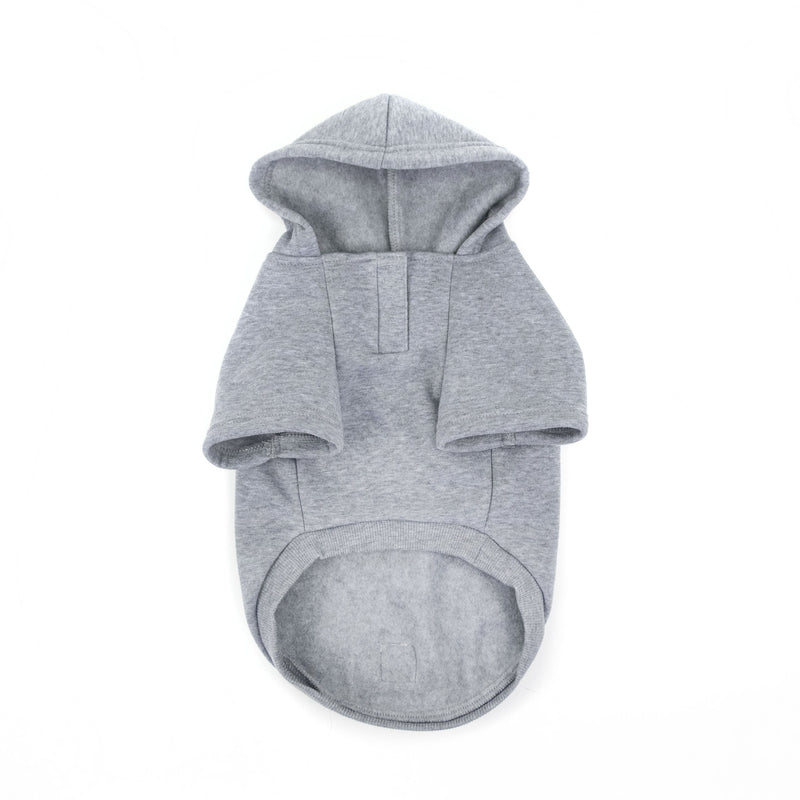 Load image into Gallery viewer, Brave Bark Hooded Dog Fleece - Heather Grey