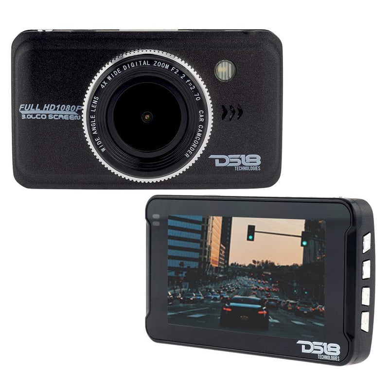 Load image into Gallery viewer, DS18 BLACK BOX Dash Cam Recorder 1080p, Full HD with G-Sensor