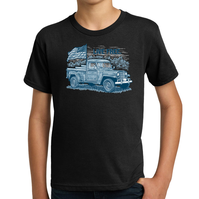 Load image into Gallery viewer, Live Free Youth T-Shirt