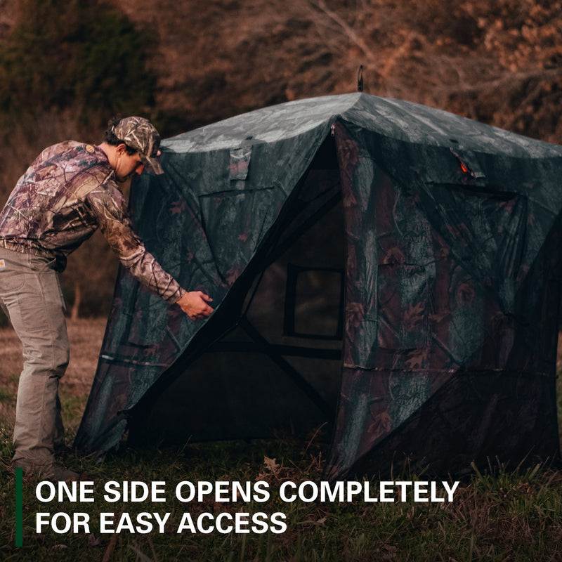 Load image into Gallery viewer, Hunting Blind 360° View Pop-Up Hub Style