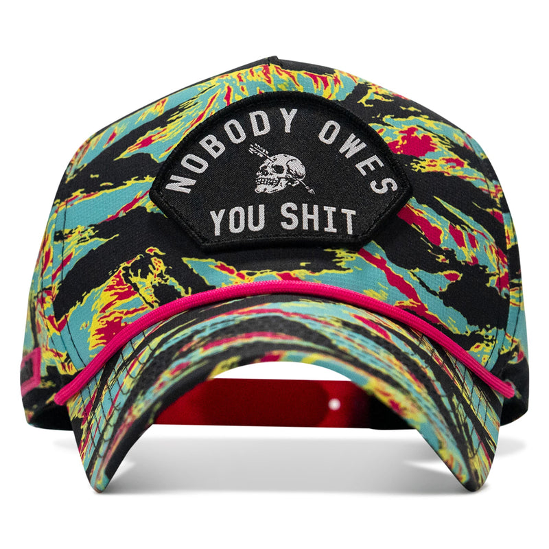 Load image into Gallery viewer, Nobody Owes You Shit Arched Patch Waterproof Weekender Snapback